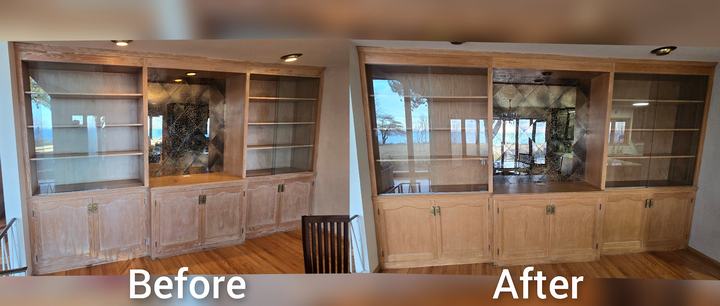 Built-in shelving refresh