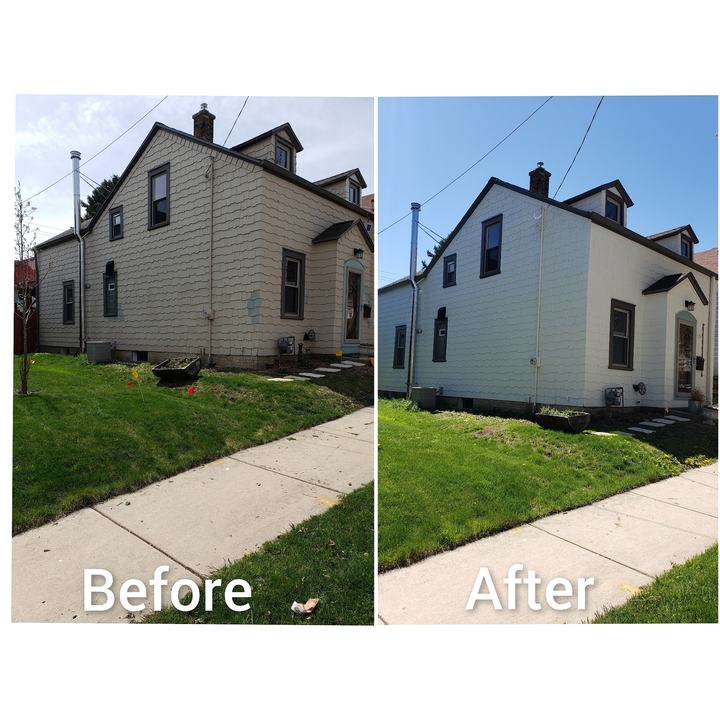 Cape Cod siding and trim repaint