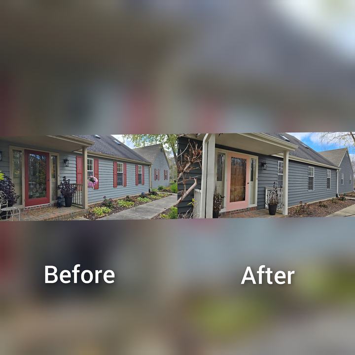 Front entry repaint